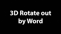 3D Rotate out by Word.ffx